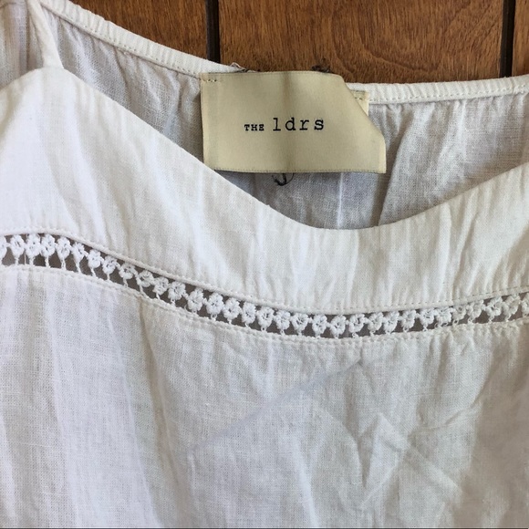 The ldrs Lace Tank Top Sleeveless Shirt Blouse S - Picture 2 of 4